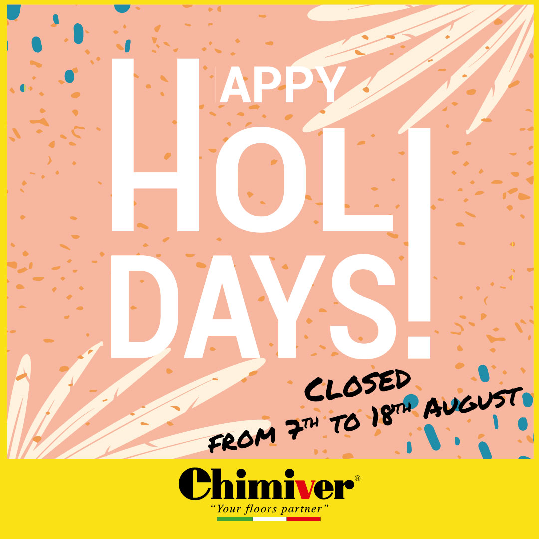 Summer closure: Happy holidays by Chimiver!